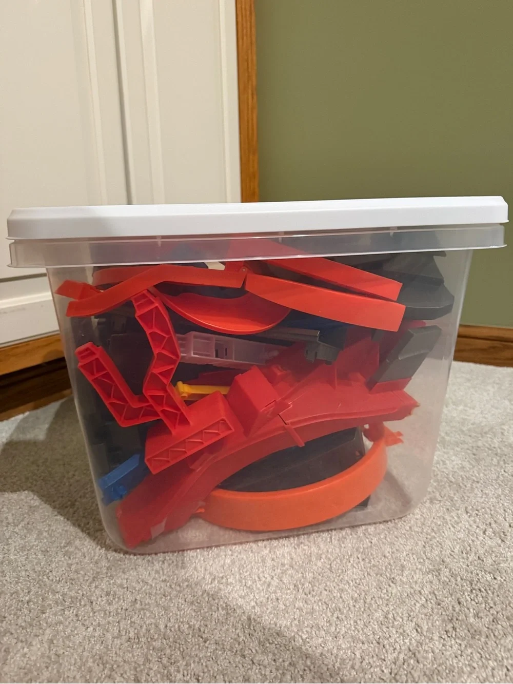 Kids Toy Hot Wheels Set Replacement Pieces - Red, Blue, Orange, Purple, Black